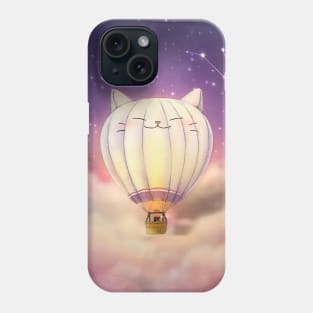 The Cat balloon Phone Case