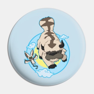 Appa and Momo Avatar the Last Airbender Pin