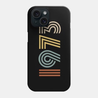 1973 Birth Year Retro Style Phone Case