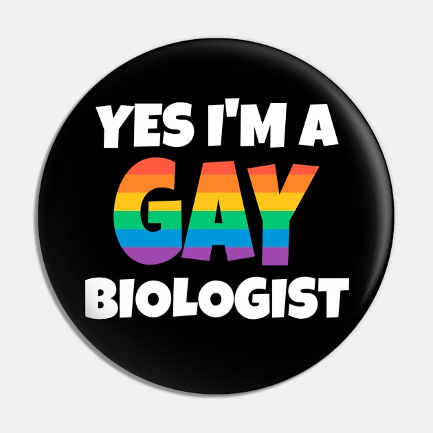 Gay Biologist Pin by FunnyStylesShop