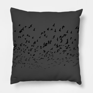 flock of birds Pillow