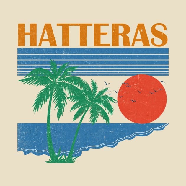 Hatteras \\ Retro Vintage Design by KianOlsen Art