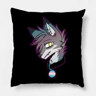 Trans Wolf Pillow