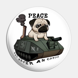 Pug in the Battle Zone: The War Tank-Pug Rises! Pin