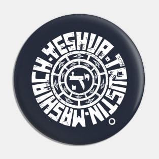 Yeshua Mashiach or Jesus Messiah Pin