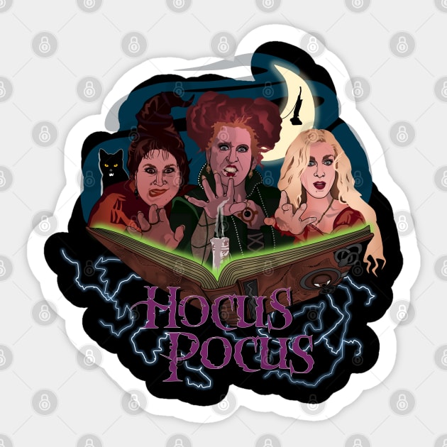 Hocus Pocus Straw Topper- Witchy Sisters Halloween – Etch and Ember