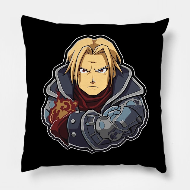 Fullmetal Alchemist Fusion sticker Pillow by vectrus