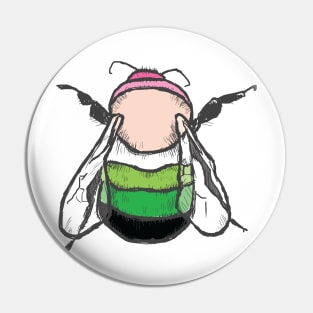 Bigender Woman-Neutrois bee Pin