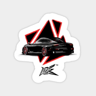 mazda rx7 black Magnet