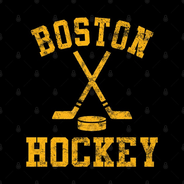 Vintage Boston Hockey by tropicalteesshop