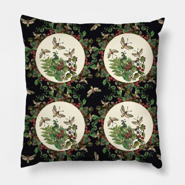 Botanical illustration Pillow by EEVLADA