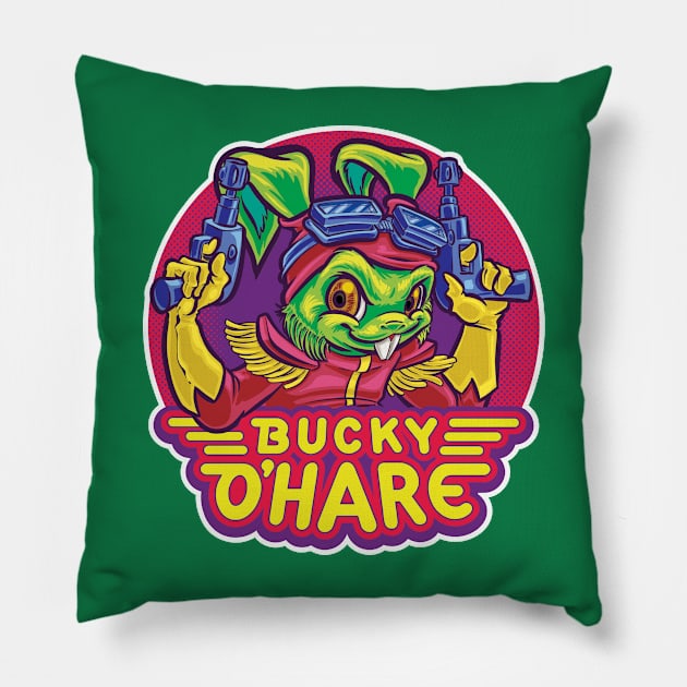 Bucky O'Hare Pillow by majanation