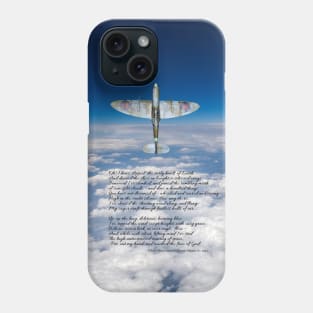 High Flight Poem Phone Case