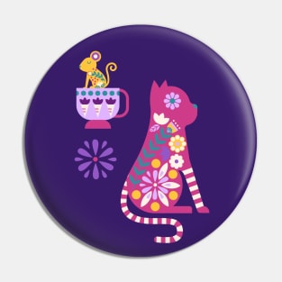 Mad Tea Party - Purple Pin