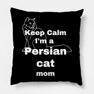 Persian Cat Mom Lady Woman Lover Gift Kitty Kitten Cute Pillow