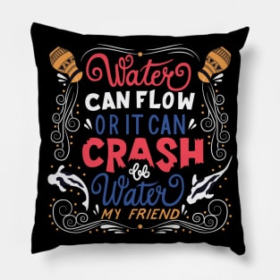 Water Flow Crash Pillow