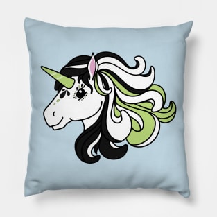 Rainbow Unicorn, Agender Pride Pillow