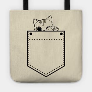 Pocket Kitty Tote