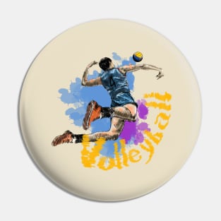 Volleyball Pin