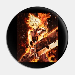 Cloud Soldier Aura Pin