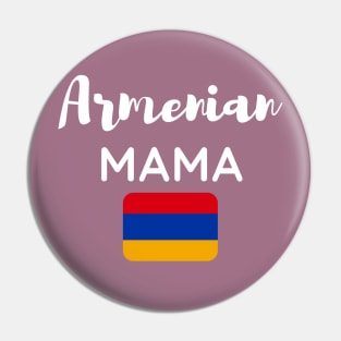 Armenian Mama with a Flag Pin