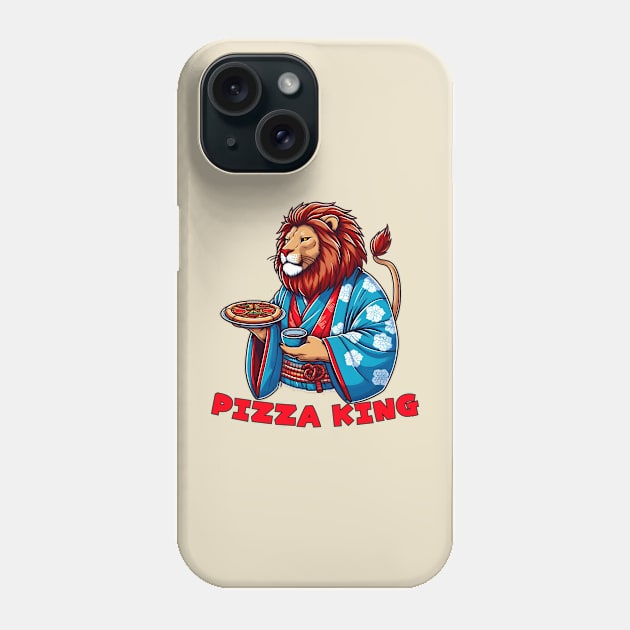 Pizza lion Phone Case by Japanese Fever