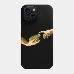 Creation of a Frog, Michelangelo Frog Phone Case