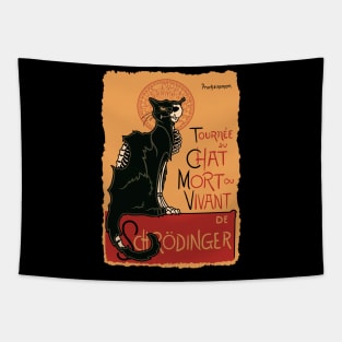 Le chat noir de Schrödinger Tapestry