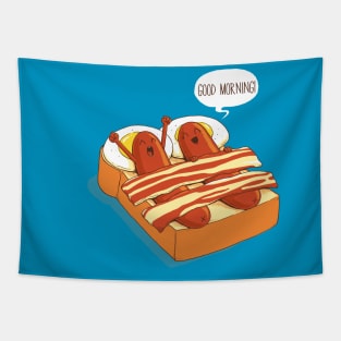 Breakfast in Bed Tapestry