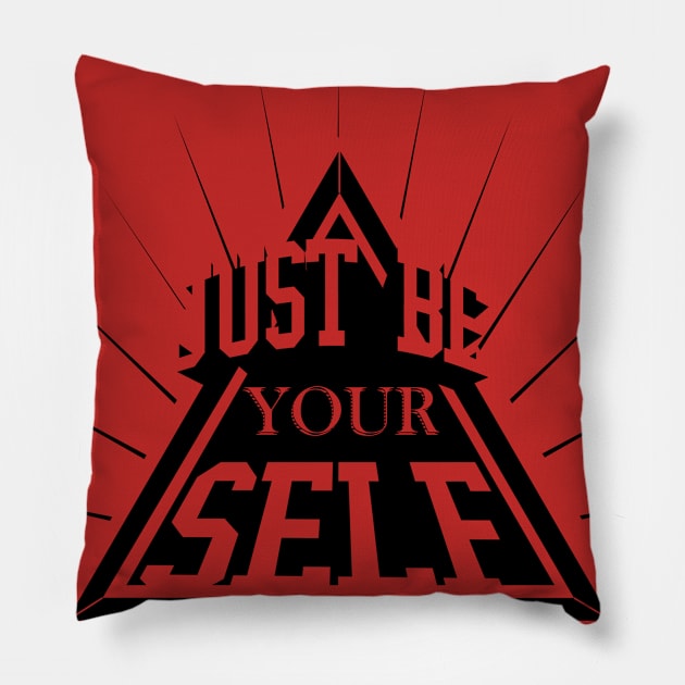 Be Yourself Pillow by Little Big