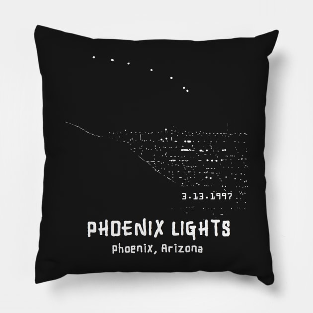 Phoenix Lights Pillow by ArtEnceladus