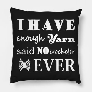 Crochet • Not Enough Yarn Crafts Dark Pillow