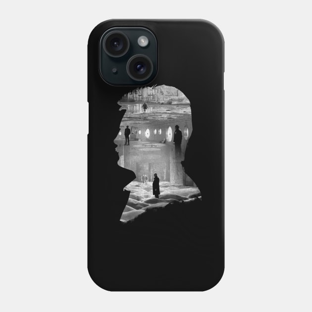 Andrei Tarkovsky Movie Silhouette Collage Phone Case by burrotees