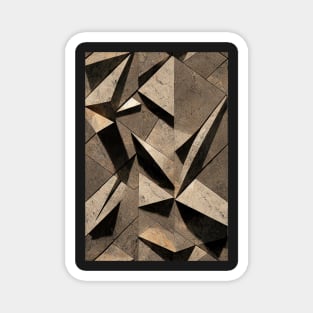 Stylized Granite Stone Pattern Texture #12 Magnet
