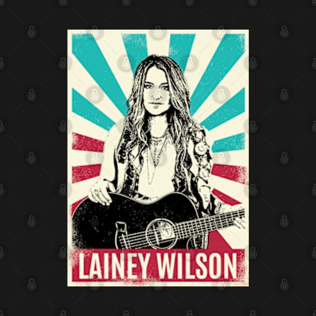 Vintage Retro Lainey Wilson by Bengkel Band