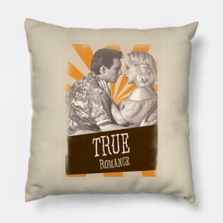 Vintage Aesthetic True Romance Pillow