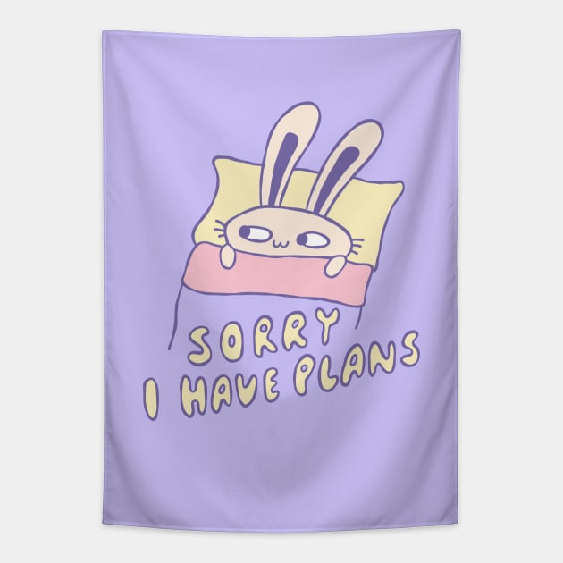 Sorry, I Have Plans Tapestry by krimons