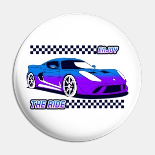 Enjoy The Ride Pin