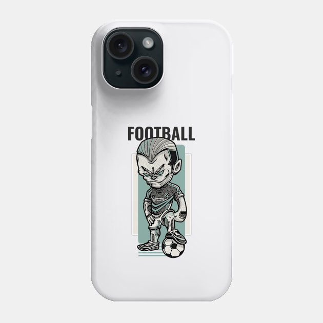 Football Player Phone Case by Araf Color