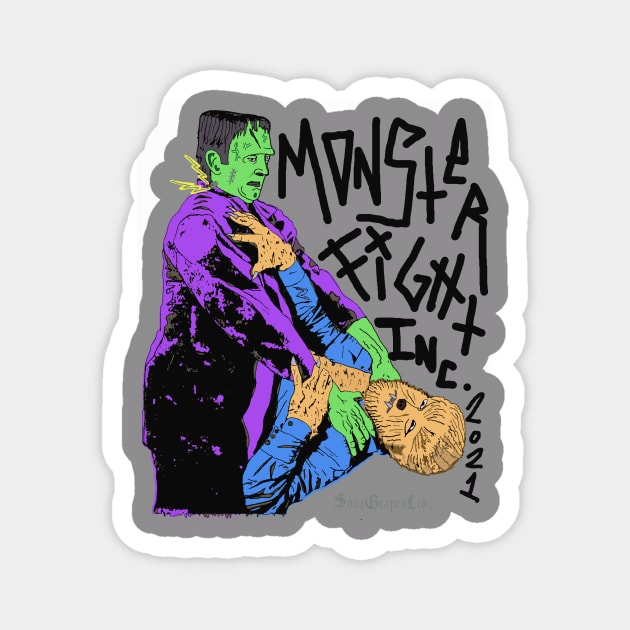 "Monster Fight Inc." Magnet by SourGrapesFashion