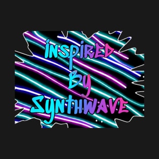 Inspired By Synthwave 2021 Original Pop Art Ave Design T-Shirt