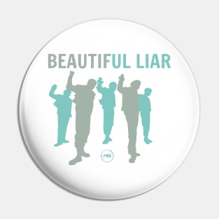 fanart silueta del grupo monsta x  en la era beautiful liar Pin