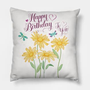 Happy birthday to you Pillow