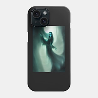 GHOSTLY  RED EYED SPOOKY HALLOWEEN VAMPIRESS Phone Case