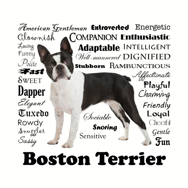 Boston Terrier Traits by You Had Me At Woof