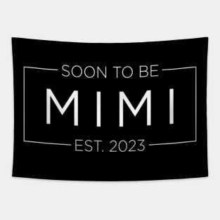 Soon To Be Mimi Est 2023 Pregnancy Announcement Grandma Tapestry