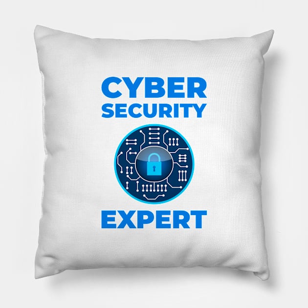 Cyber security Pillow by T-Shirts Zone