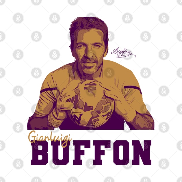 Gianluigi buffon brown vector by Aloenalone