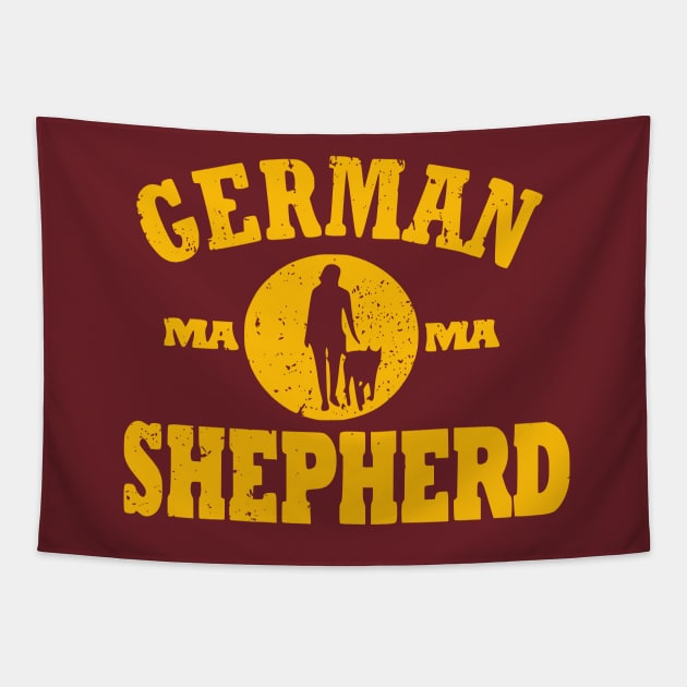 German Shepherd MAMA Tapestry by TCP