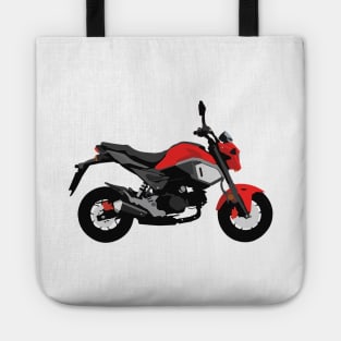 Motorcycle Honda Grom Orange 2020 Cherry Red Tote